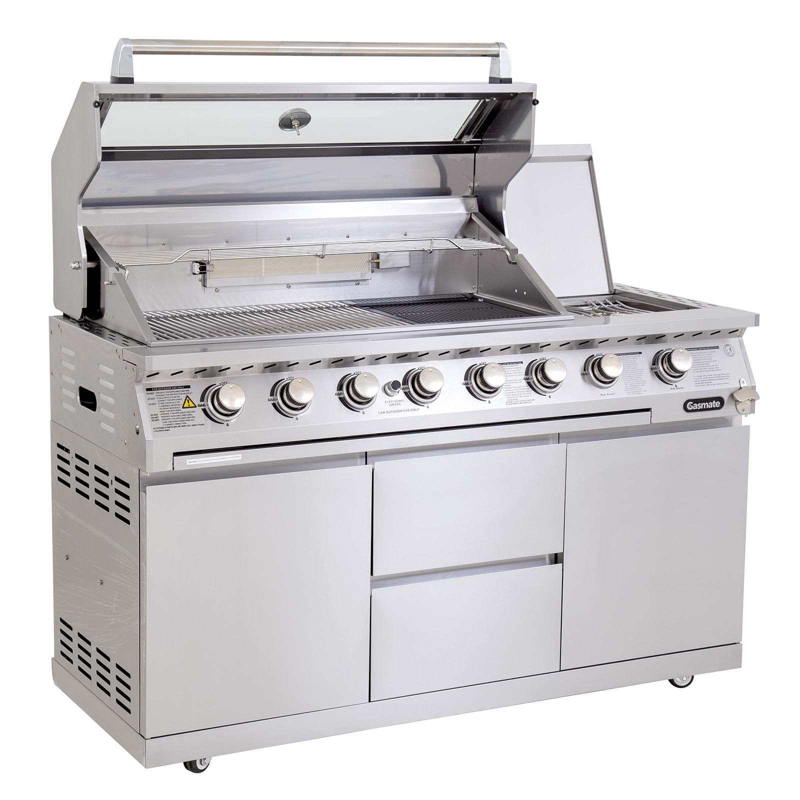 Stainless steel discount 6 burner bbq