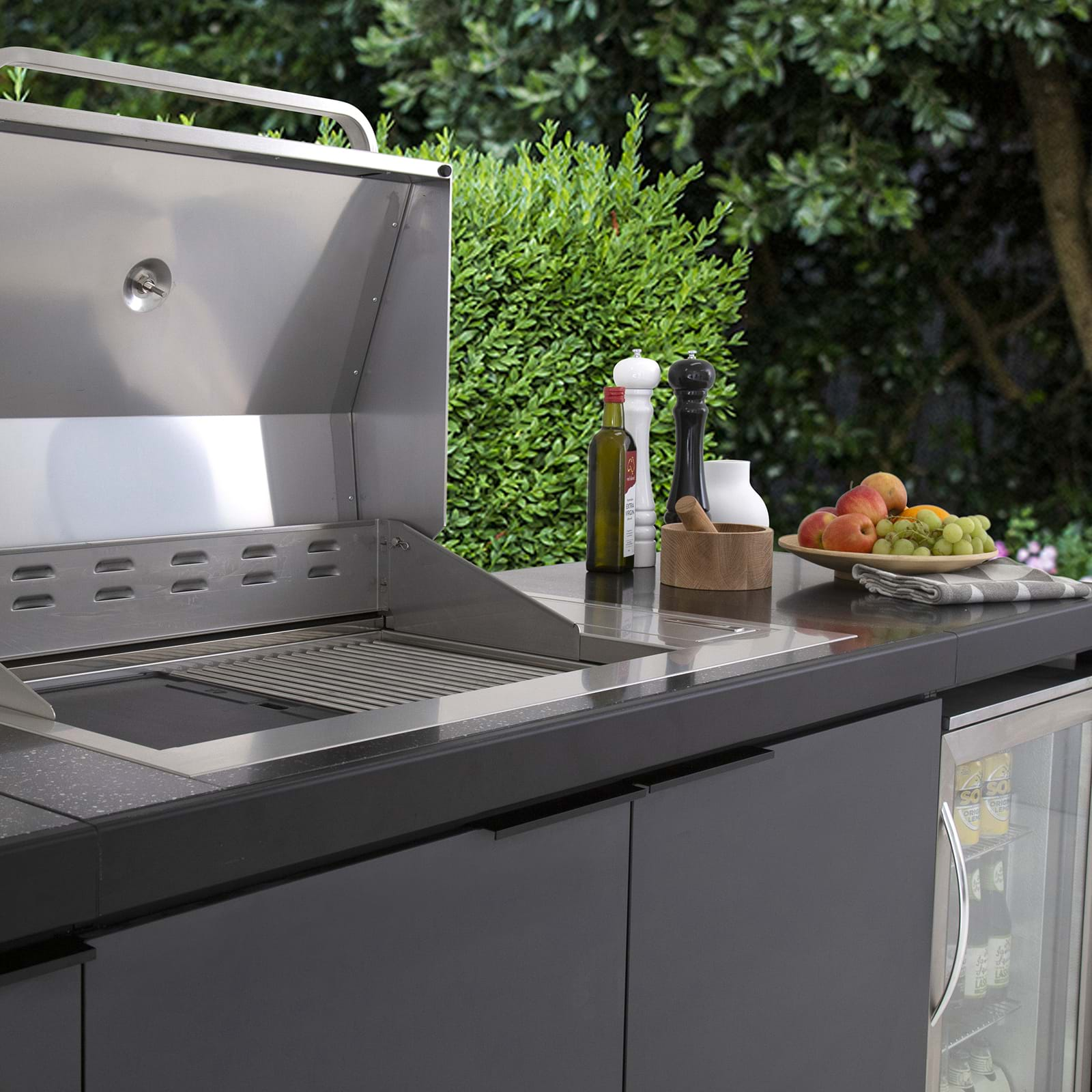 Soho Drop In 4 Burner BBQ with Hood BQ1096HKSL