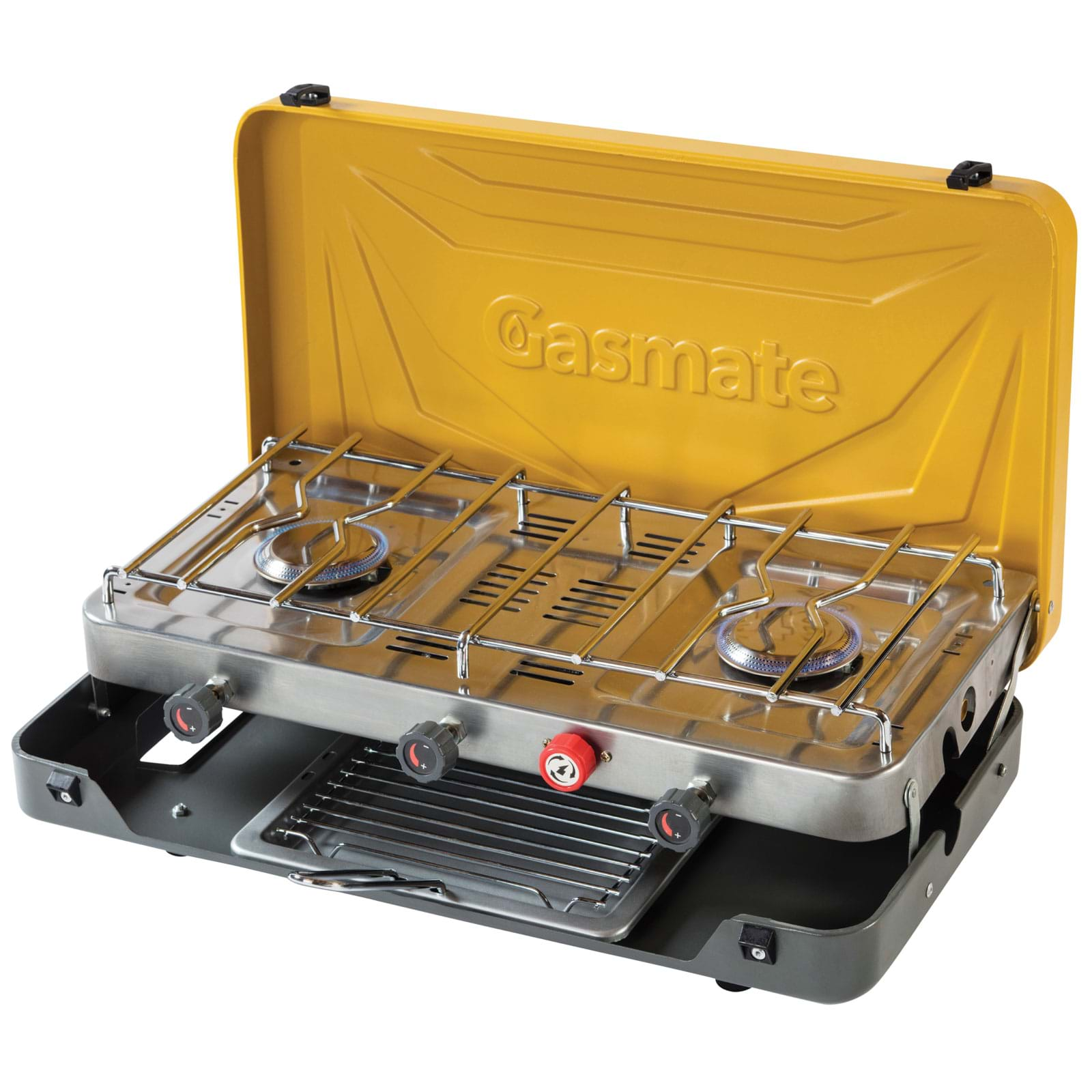 Gasmate 2 burner 2025 portable camping stove