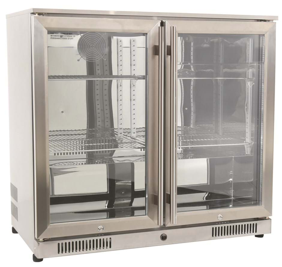 2 Door Standard Bar Fridge 228L BFR2080 Gasmate